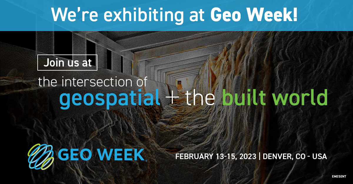 We're exhibiting at Geo Week!